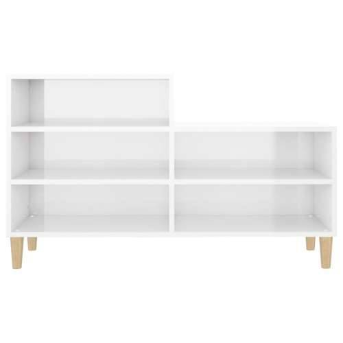 Ormarić za cipele sjajni bijeli 102x36x60 cm konstruirano drvo - Visoko sjajno bijela 1 Cijena