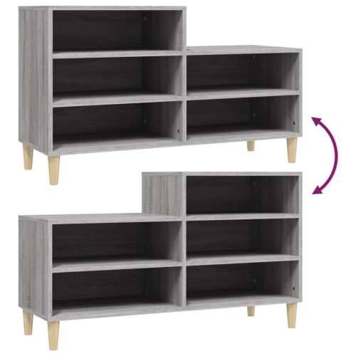 Ormarić za cipele boja hrasta 102x36x60 cm konstruirano drvo - Sivi hrast sonoma 1 Cijena