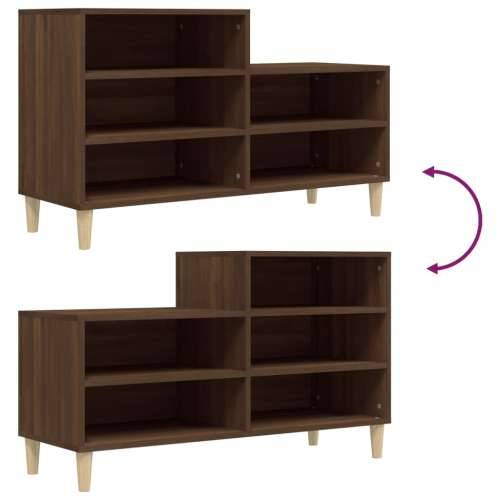 Ormarić za cipele boja hrasta 102x36x60 cm konstruirano drvo - Smeđi hrast 1 Cijena