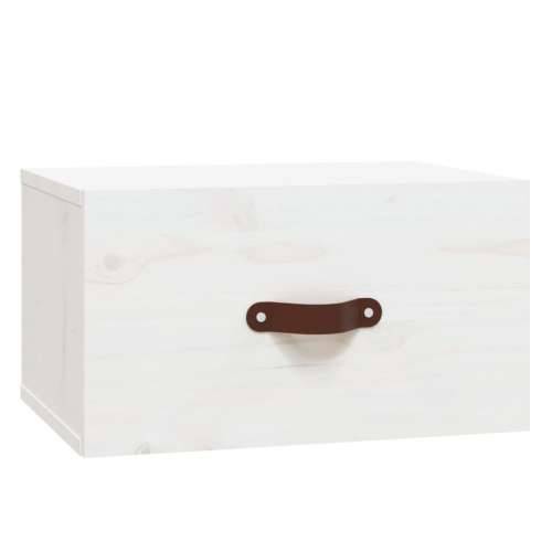 Zidni noćni ormarić bijeli 40 x 29,5 x 22 cm - Bijela 1 Cijena