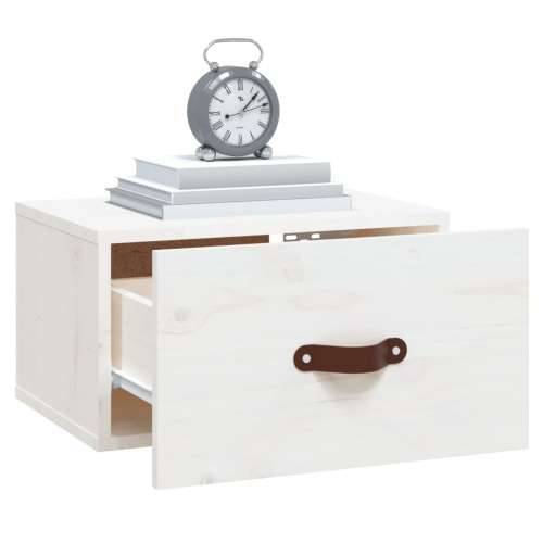 Zidni noćni ormarić bijeli 40 x 29,5 x 22 cm - Bijela 1 Cijena