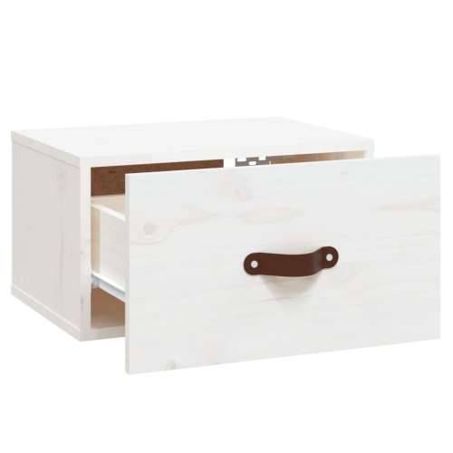 Zidni noćni ormarić bijeli 40 x 29,5 x 22 cm - Bijela 1 Cijena
