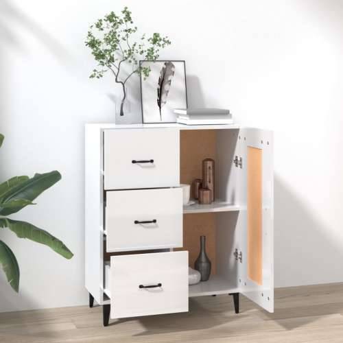 Komoda sjajna bijela 69,5x34x90 cm od konstruiranog drva - Visoko sjajno bijela 1 Cijena