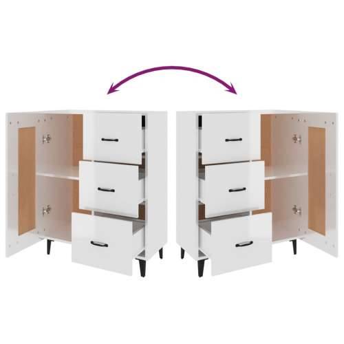 Komoda sjajna bijela 69,5x34x90 cm od konstruiranog drva - Visoko sjajno bijela 1 Cijena