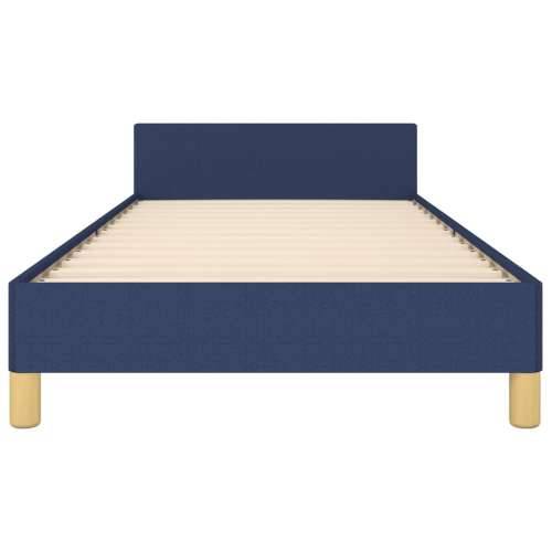 Okvir za krevet bez madraca plava 100x200cm od tkanine - Plava 100 x 200 cm Okomite pruge Cijena