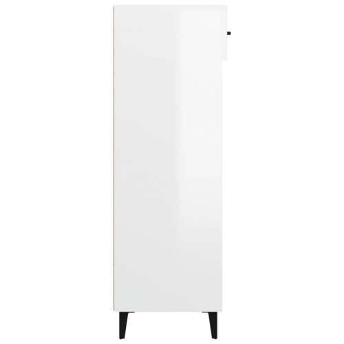 Ormarić za cipele sjajni bijeli 60x35x105 cm konstruirano drvo - Visoko sjajno bijela 1 Cijena