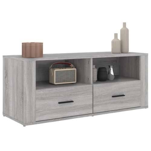 TV ormarić boja hrasta sonome 100x35x40 cm konstruirano drvo - Sivi hrast sonoma 1 Cijena