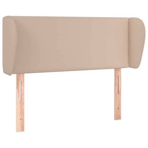 Uzglavlje s ušima boja cappuccina 103x23x78/88 cm umjetna koža - Boja cappuccina 103 x 23 x 78/88 cm 1 Cijena