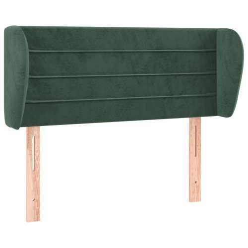 Uzglavlje s ušima tamnozeleno 83x23x78/88 cm baršunasto - Tamnozelena 83 x 23 x 78/88 cm 1 Cijena