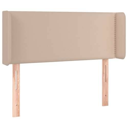 Uzglavlje s ušima boja cappuccina 103x16x78/88 cm umjetna koža - Boja cappuccina 103 x 16 x 78/88 cm 1 Cijena