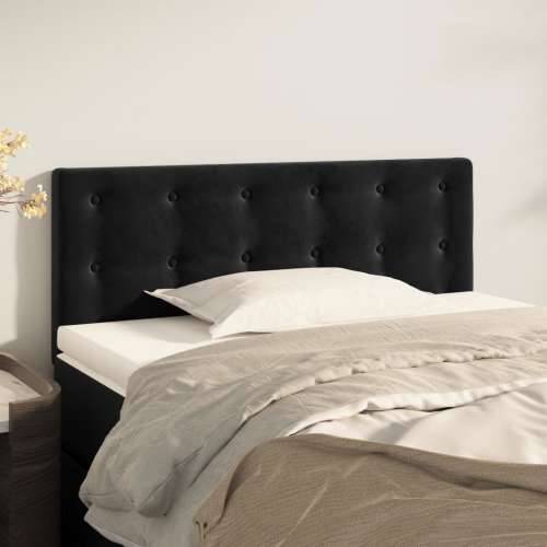 Uzglavlje crno 80 x 5 x 78/88 cm baršunasto - Crna 80 cm 1 Nisko Cijena