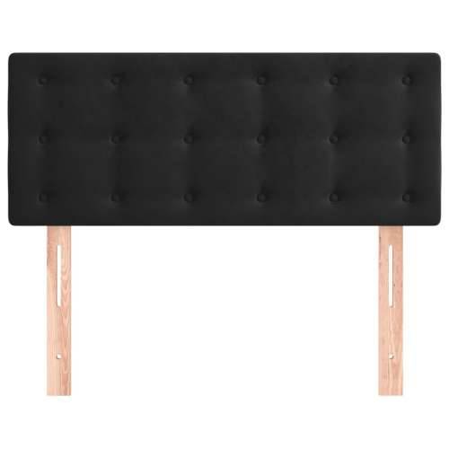 Uzglavlje crno 80 x 5 x 78/88 cm baršunasto - Crna 80 cm 1 Nisko Cijena