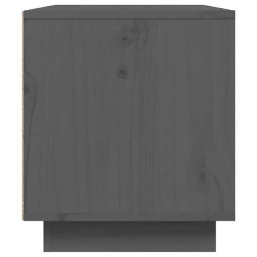 TV ormarić sivi 80 x 35 x 40,5 cm od masivne borovine - Siva 1 Cijena
