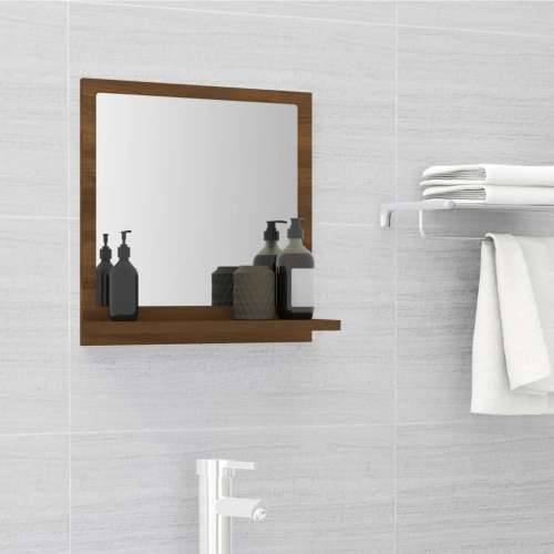 Kupaonsko ogledalo boja smeđeg hrasta 40 x 10,5 x 37 cm drveno - Smeđi hrast 40 x 10.5 x 37 cm 1 Cijena