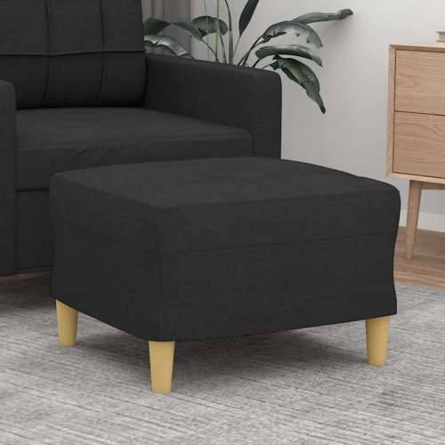 Tabure crni 60 x 50 x 41 cm od tkanine - Crna 60 x 50 x 41 cm 1 Cijena