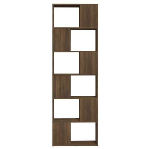 Ormarić za knjige / pregrada boja smeđeg hrasta 60x24x186 cm - Smeđi hrast 1 60 x 24 x 186 cm Cijena
