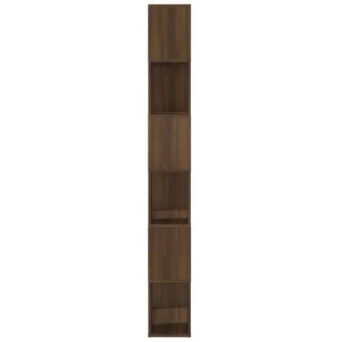 Ormarić za knjige / pregrada boja smeđeg hrasta 60x24x186 cm - Smeđi hrast 1 60 x 24 x 186 cm Cijena