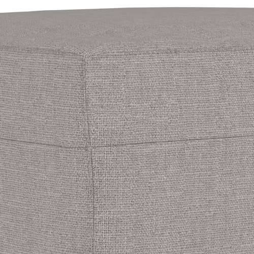 Tabure svjetlosivi 70 x 55 x 41 cm od tkanine - Svjetlosiva 70 x 55 x 41 cm 1 Cijena