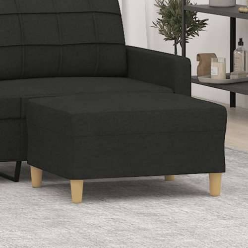 Tabure crni 70 x 55 x 41 cm od tkanine - Crna 70 x 55 x 41 cm 1 Cijena
