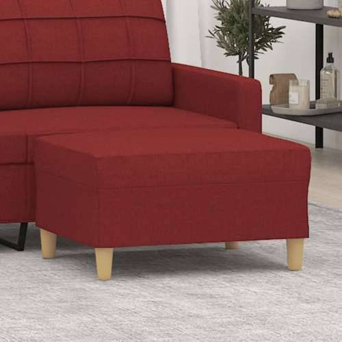 Tabure crvena boja vina 70 x 55 x 41 cm od tkanine - boja crnog vina 70 x 55 x 41 cm 1 Cijena