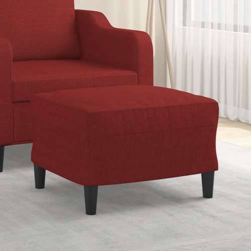 Tabure crvena boja vina 60 x 50 x 41 cm od tkanine - boja crnog vina 60 x 50 x 41 cm 1 Cijena