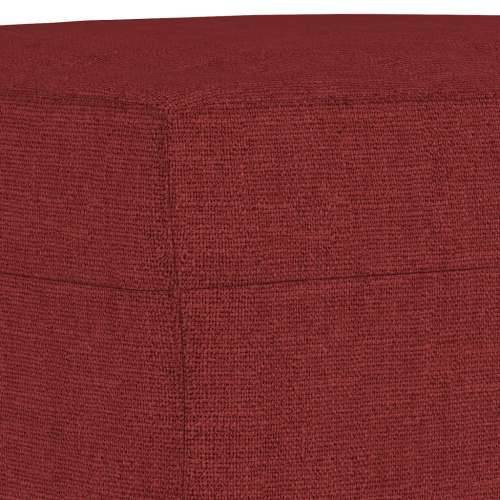 Tabure crvena boja vina 60 x 50 x 41 cm od tkanine - boja crnog vina 60 x 50 x 41 cm 1 Cijena
