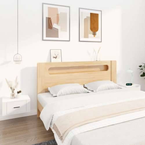 Zidni noćni ormarići 2 kom bijeli 50 x 36 x 25 cm - Bijela 2 Cijena