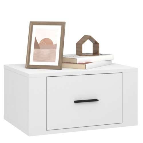 Zidni noćni ormarići 2 kom bijeli 50 x 36 x 25 cm - Bijela 2 Cijena