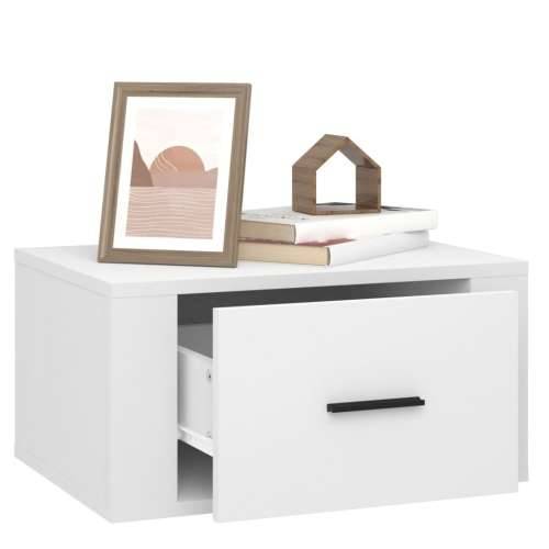 Zidni noćni ormarići 2 kom bijeli 50 x 36 x 25 cm - Bijela 2 Cijena