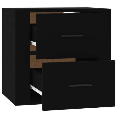 Zidni noćni ormarić crni 50 x 36 x 47 cm - Crna 1 Cijena