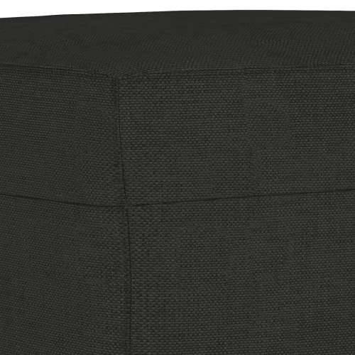 Tabure crni 70 x 55 x 41 cm od tkanine - Crna 70 x 55 x 41 cm 1 Cijena