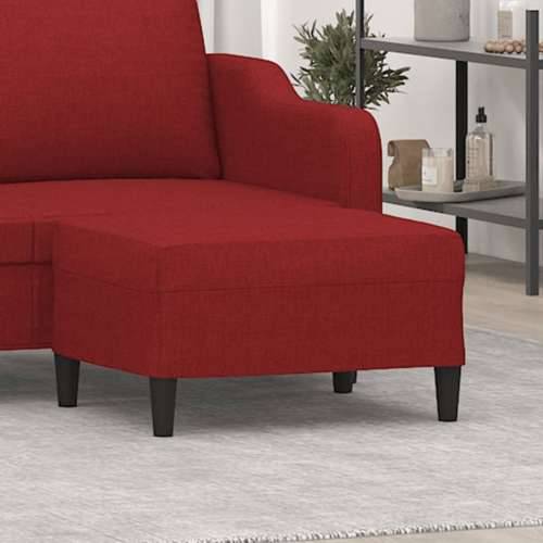 Tabure crvena boja vina 70 x 55 x 41 cm od tkanine - boja crnog vina 70 x 55 x 41 cm 1 Cijena