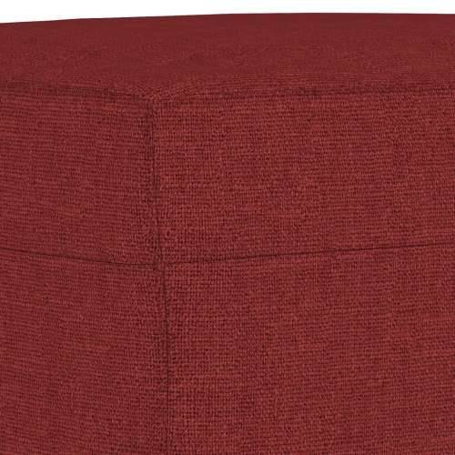 Tabure crvena boja vina 70 x 55 x 41 cm od tkanine - boja crnog vina 70 x 55 x 41 cm 1 Cijena