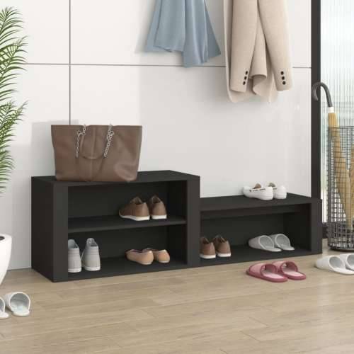 Ormarić za cipele crni 150 x 35 x 45 cm od konstruiranog drva - Crna 1 Cijena