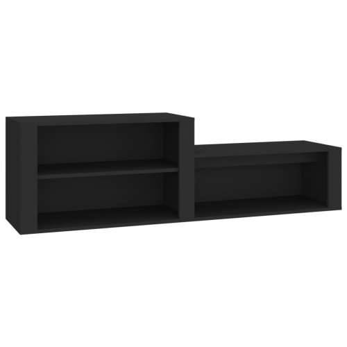 Ormarić za cipele crni 150 x 35 x 45 cm od konstruiranog drva - Crna 1 Cijena