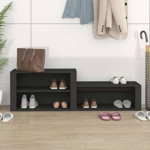 Ormarić za cipele crni 150 x 35 x 45 cm od konstruiranog drva - Crna 1 Cijena