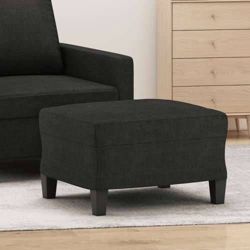 Tabure crni 60 x 50 x 41 cm od tkanine - Crna 60 x 50 x 41 cm 1 Cijena