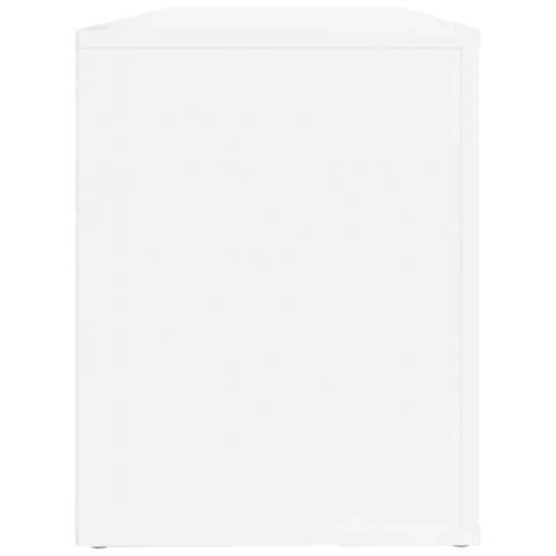 Ormarić za cipele sjajni bijeli 100x35x45 cm konstruirano drvo - Visoko sjajno bijela 1 Cijena