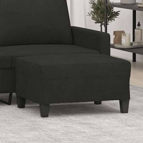 Tabure crni 70 x 55 x 41 cm od tkanine - Crna 70 x 55 x 41 cm 1 Cijena