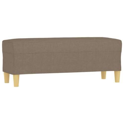 Klupa smeđesiva 100x30x30 cm od tkanine - Sivo-smeđa 100 x 35 x 41 cm Cijena