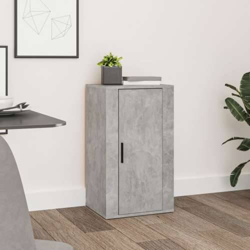 Komoda siva boja betona 40 x 33 x 70 cm od konstruiranog drva - Beton siva 1 Cijena