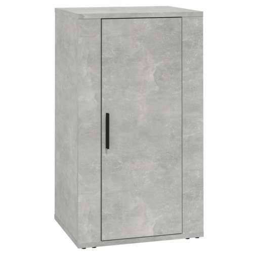 Komoda siva boja betona 40 x 33 x 70 cm od konstruiranog drva - Beton siva 1 Cijena
