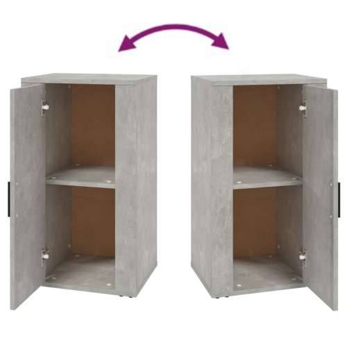 Komoda siva boja betona 40 x 33 x 70 cm od konstruiranog drva - Beton siva 1 Cijena