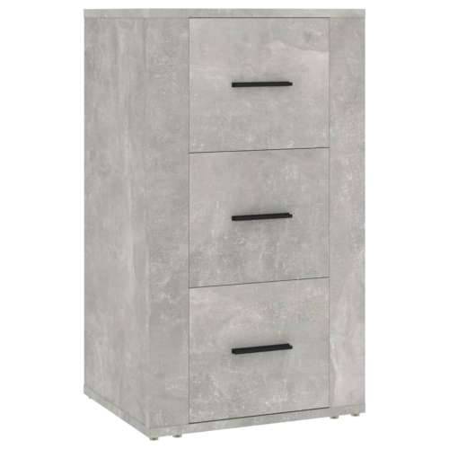 Komoda siva boja betona 40 x 33 x 70 cm od konstruiranog drva - Beton siva 1 Cijena