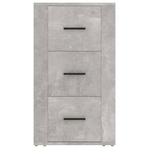 Komoda siva boja betona 40 x 33 x 70 cm od konstruiranog drva - Beton siva 1 Cijena