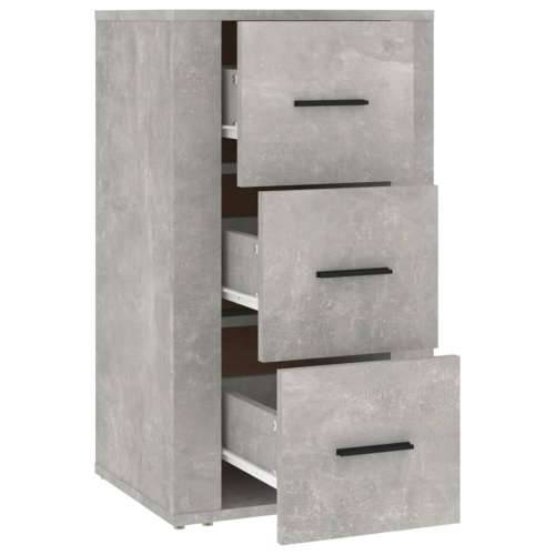 Komoda siva boja betona 40 x 33 x 70 cm od konstruiranog drva - Beton siva 1 Cijena