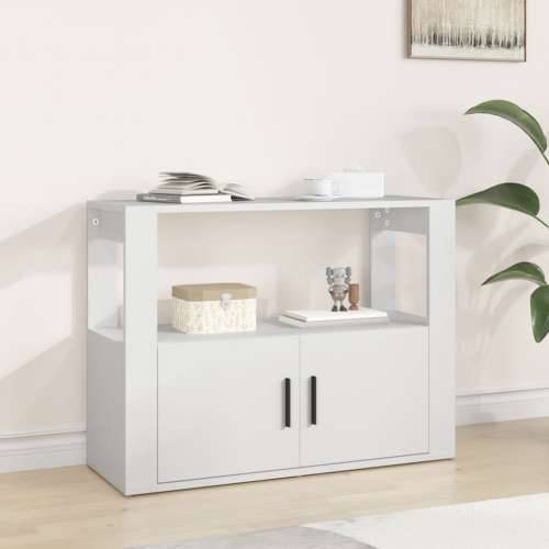 Komoda bijela 80 x 30 x 60 cm od konstruiranog drva - Bijela 1 Cijena