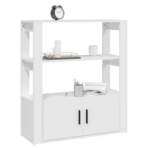 Komoda bijela 80 x 30 x 90 cm od konstruiranog drva - Bijela 1 Cijena