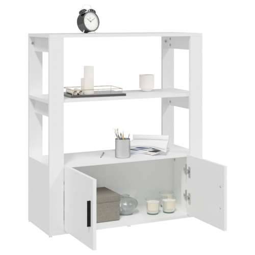 Komoda bijela 80 x 30 x 90 cm od konstruiranog drva - Bijela 1 Cijena
