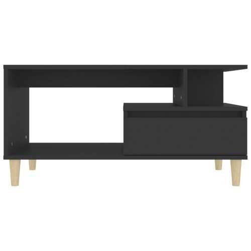 Stolić za kavu crni 90 x 49 x 45 cm od konstruiranog drva - Crna 1 Cijena